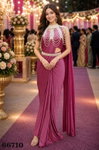 Vrinda By Mrudangi Lycra Ready To Wear Designer Saree Suppliers In India